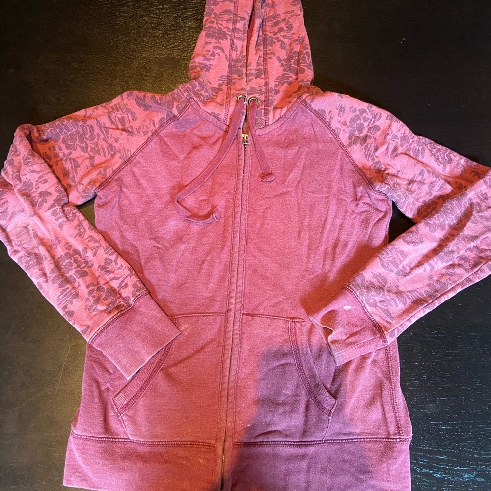 Aeropostale Pink Zip Up Hoodie